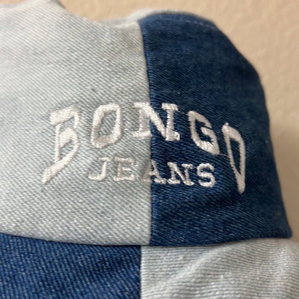 Bongo Patchwork Bucket Hat Jean Denim Vintage Uni… - image 2